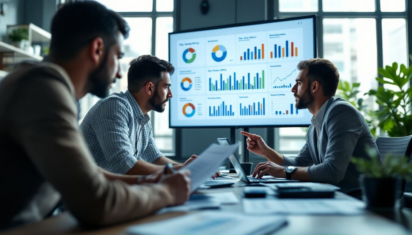 Empresário analisando fluxo de caixa com gráficos financeiros em 2026 2