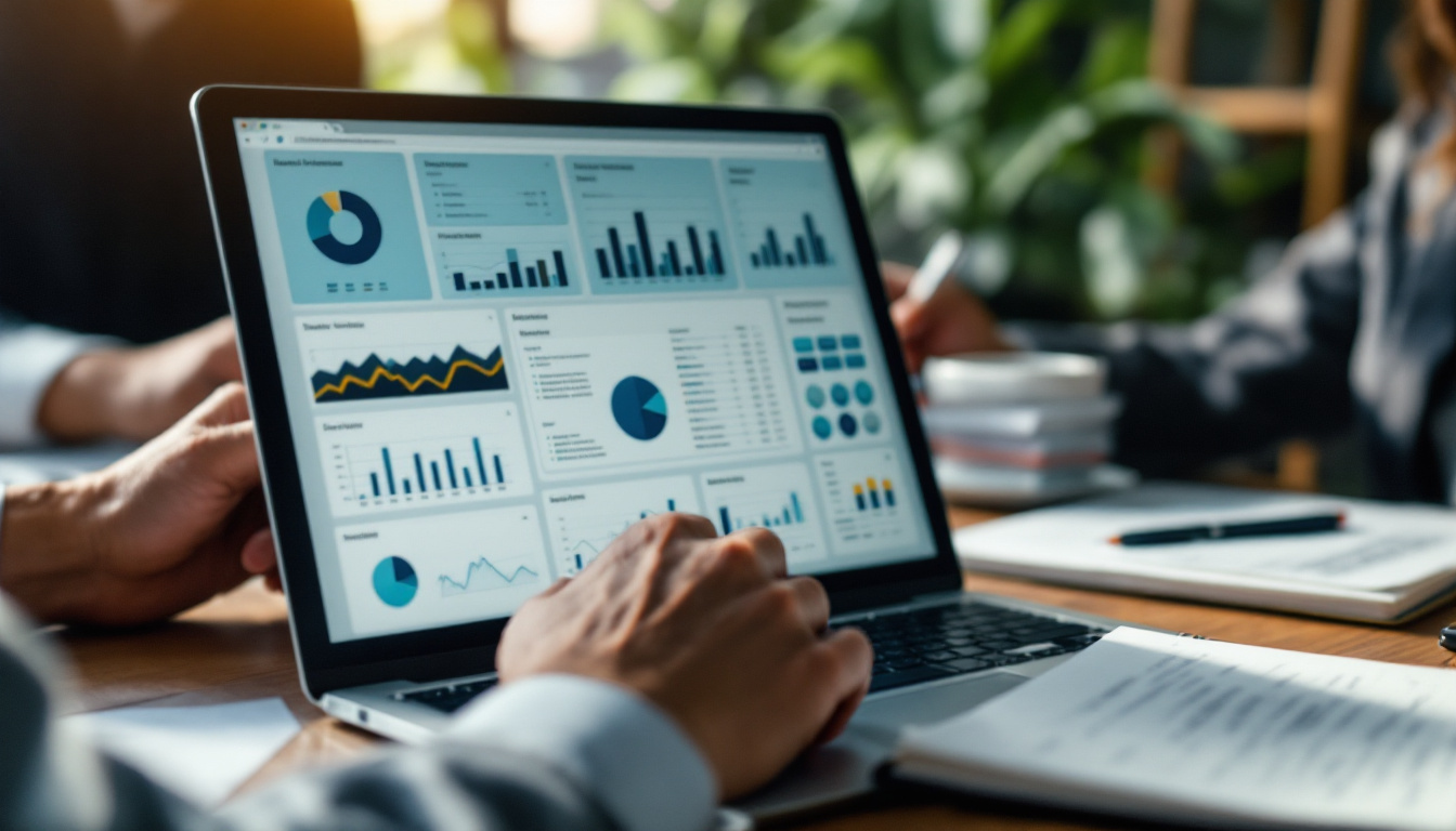 Empresário analisando relatórios financeiros para reduzir encargos sociais. 1