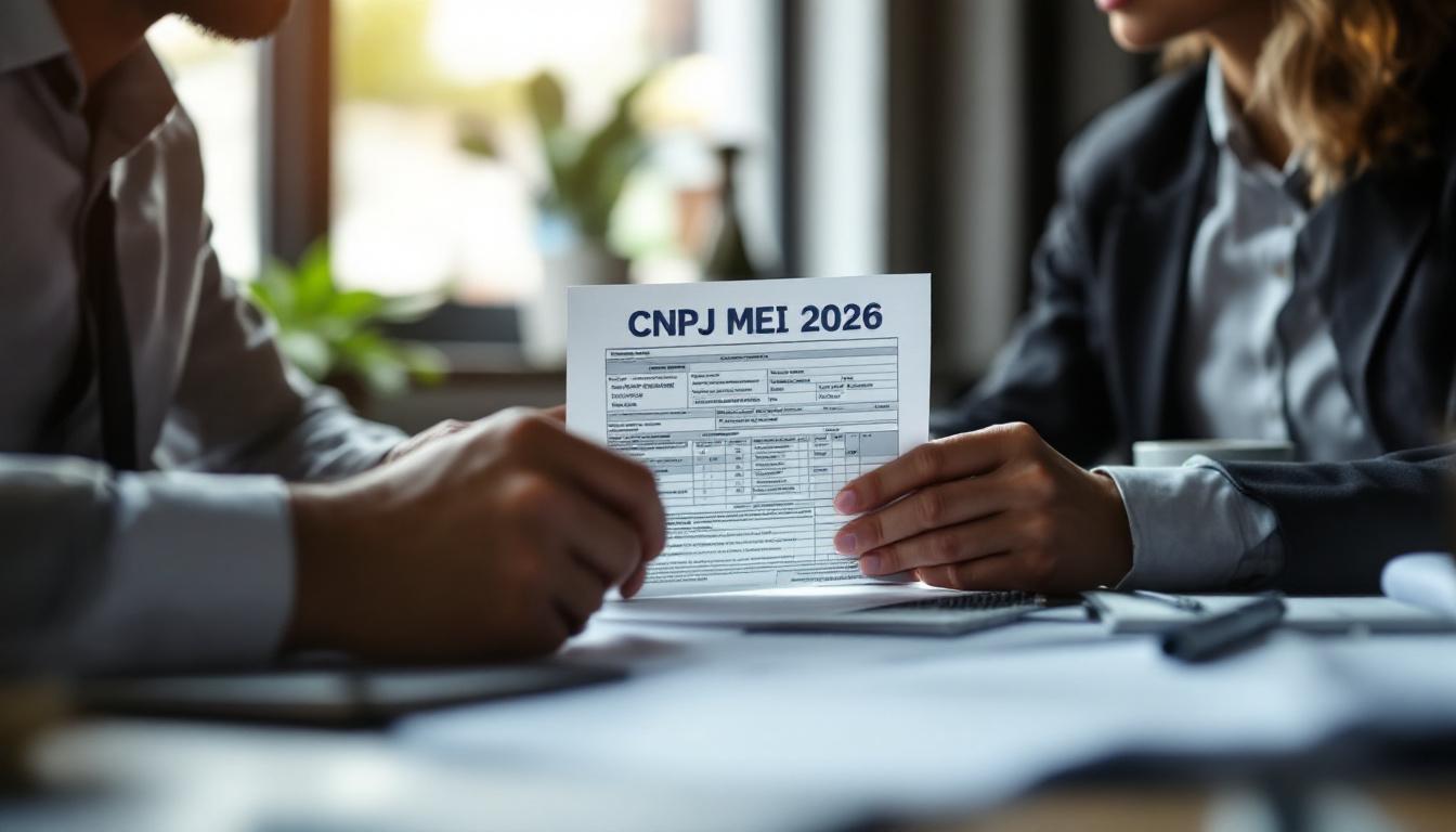 CNPJ MEI 2026: Microempreendedor Individual com documento em mãos