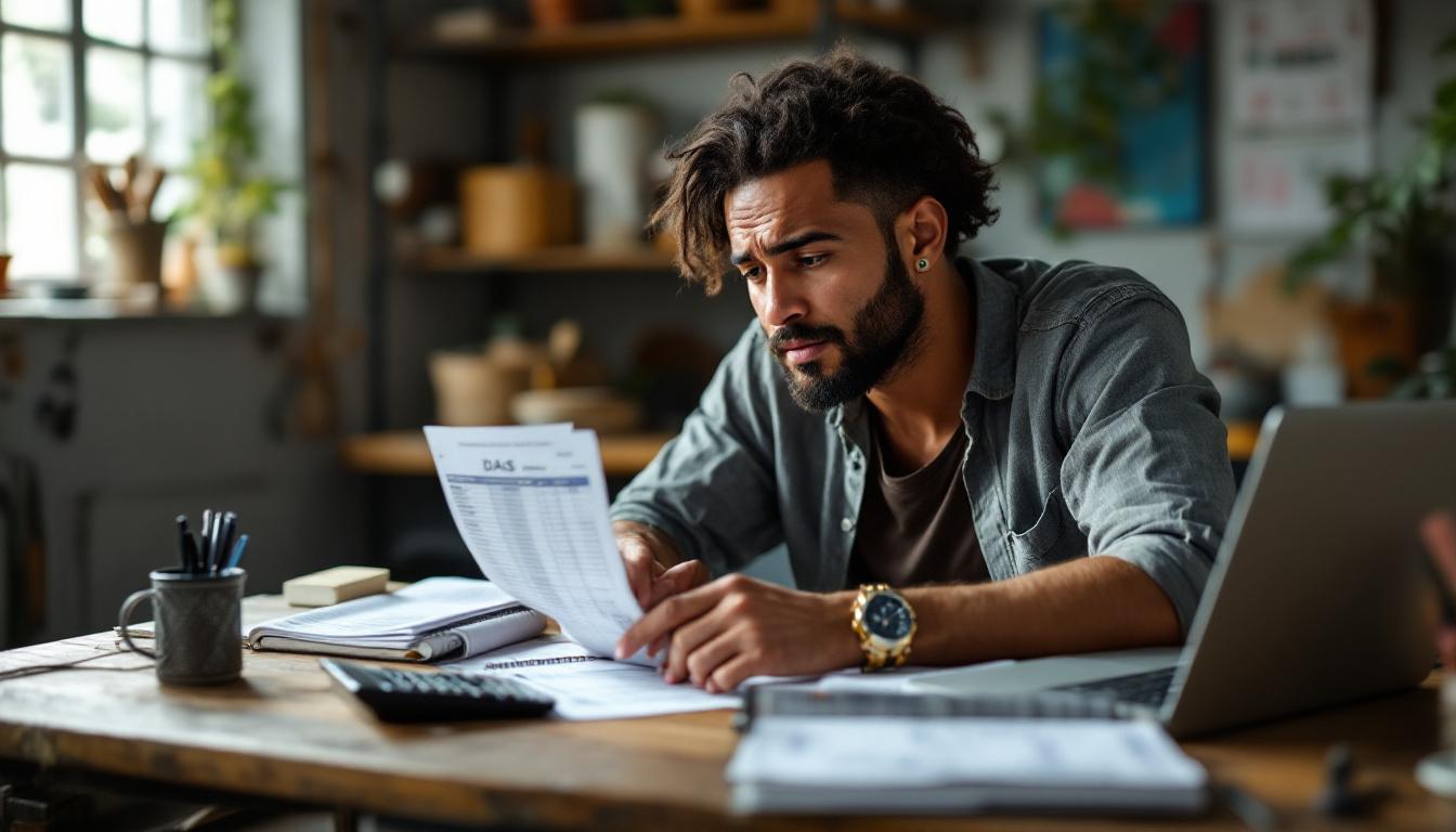 Microempreendedor individual preocupado com documentos fiscais em 2026.